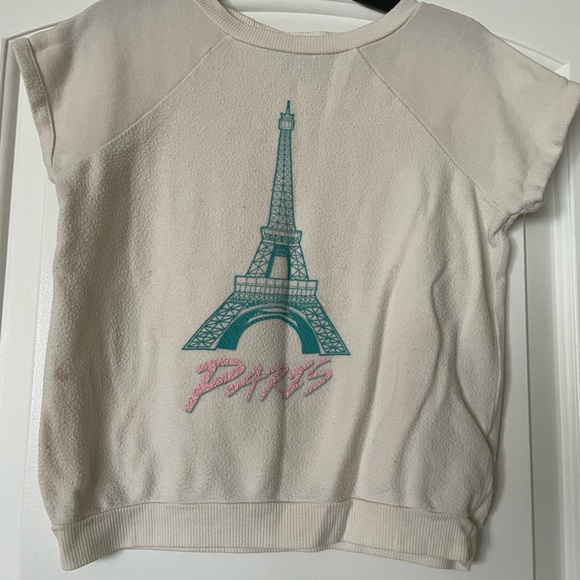 Wildfox girls 10Y short sleeve sweatshirt top - Picture 1 of 6